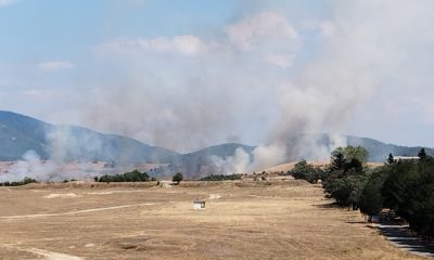 Обезвреждане на боеприпаси причини голям пожар край Казанлък